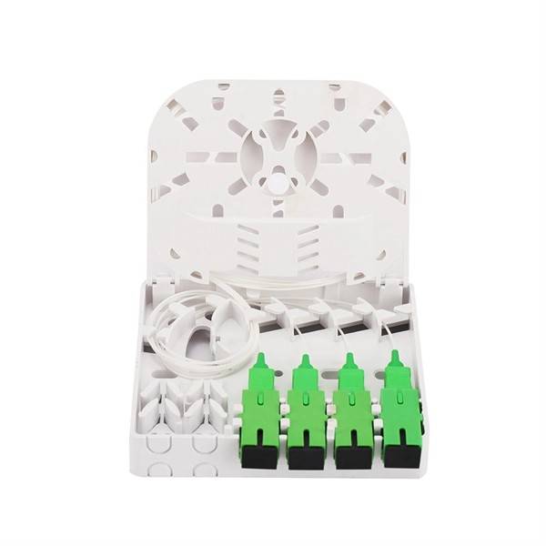 How to connect a 2-line fiber optic terminal box