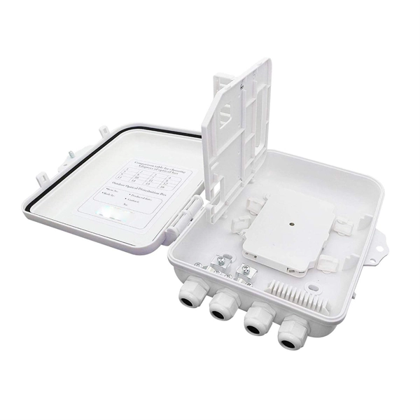 How to insert optical cable into the fiber optic box from the side 