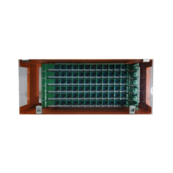 Connect the network cable to the fiber distribution box