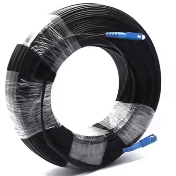 How many meters of fiber optic cable are needed for a splice 