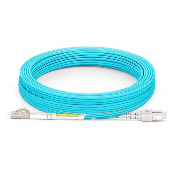 How to connect fiber optic cables to an enterprise switch 